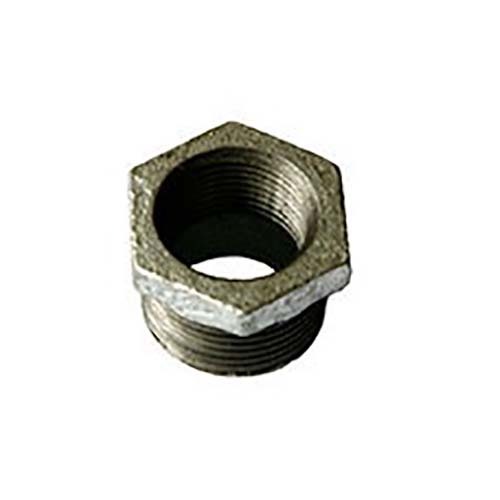 AAP 2-1/2" x 1-1/2" Hexagon Bush Galvanised Malleable Iron LB6540