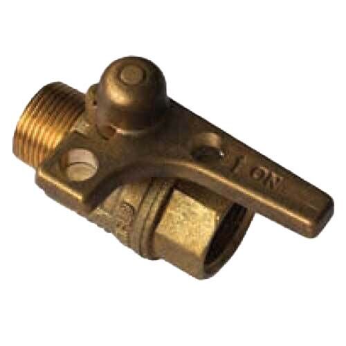 AAP 3/4" DR Ball Valve M/F Brass Locking T-Handle, Watermark VBBDMF20LTH1