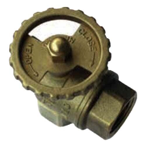 AAP 3/4" DR Brass Right Angle Ball Valve Round Handle, SS VBBDA20 - AIMS Industrial Supplies