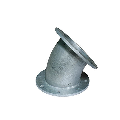 AAP 6" Fixed Flanged 45° Elbow Type-D (STD) Galvanised IEF45-150H