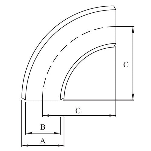 AAP 90deg Long Radius Elbow Buttweld X-Stg2