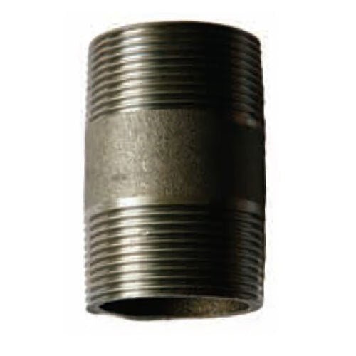 AAP Barrel Nipple Black Steel - AIMS Industrial Supplies