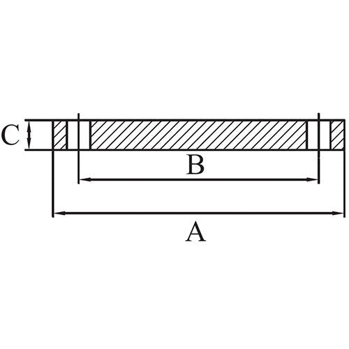 AAP Blind Flanges 316/316L SS Table - D - AIMS Industrial Supplies