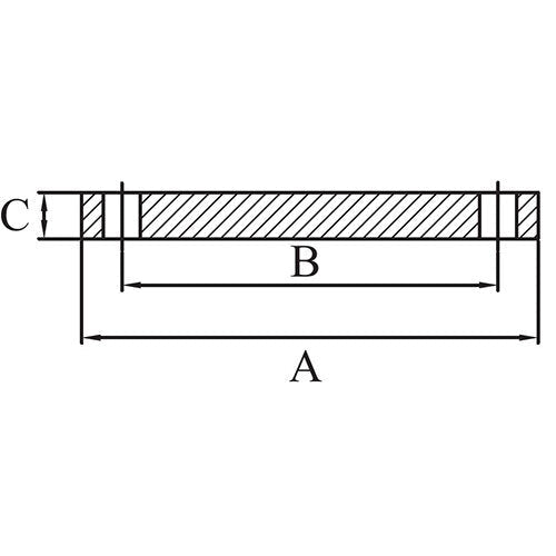 AAP Blind Flanges 316/316L SS Table - E - AIMS Industrial Supplies
