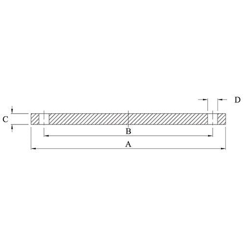 AAP Blind Flat Face Flange PN162