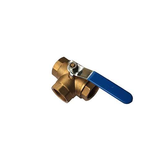AAP Brass Ball Valve 3 - way L - Port PN16 - AIMS Industrial Supplies