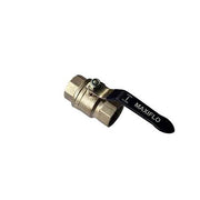 AAP Brass Ball Valve Female/Female SS Lever - AIMS Industrial Supplies