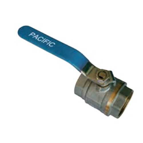 AAP Brass Ball Valve Short Thread F/F SS Lever - AIMS Industrial Supplies