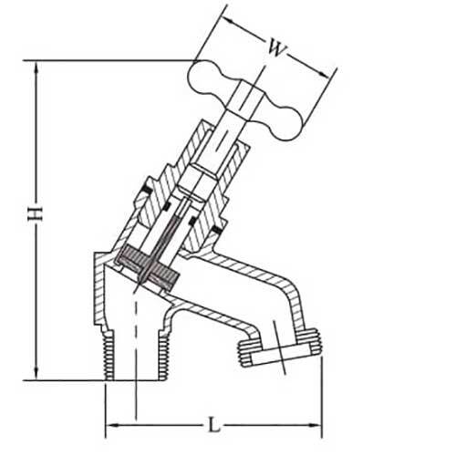 AAP Brass Hose Cock Wall Mount - AIMS Industrial Supplies