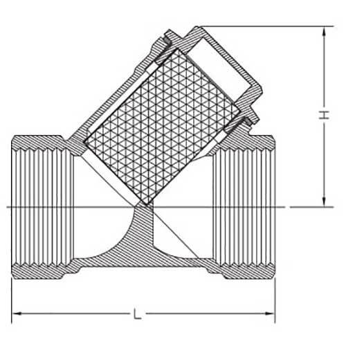 AAP Brass Y Strainer - AIMS Industrial Supplies