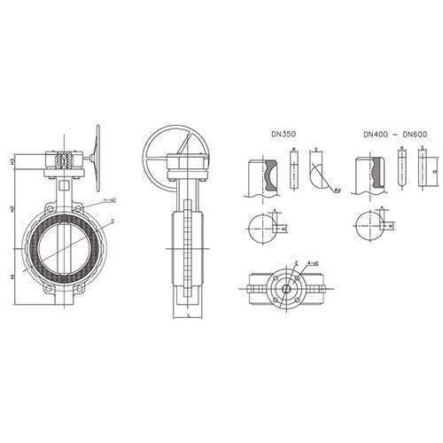 AAP Butterfly Valve Nickel Ductile Iron Disc & G/O - AIMS Industrial Supplies