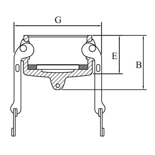 AAP Camlock Dust Cap Nyglass Type DC - AIMS Industrial Supplies