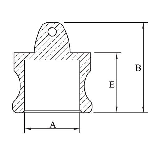 AAP Camlock Dust Plug Polypropylene Type DP2