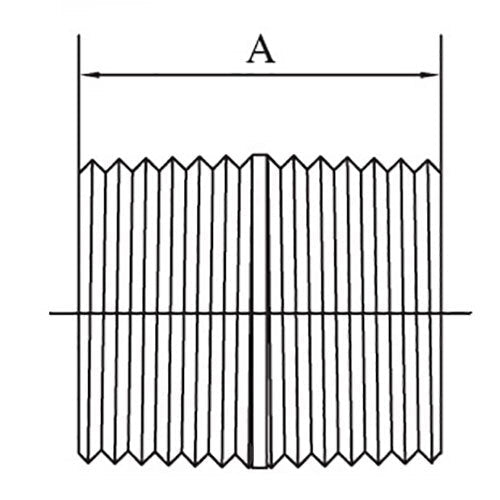 AAP Close Nipple Black Steel - AIMS Industrial Supplies