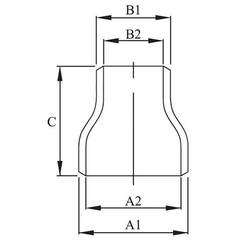AAP Concentric Reducer Buttweld Sgp - AIMS Industrial Supplies