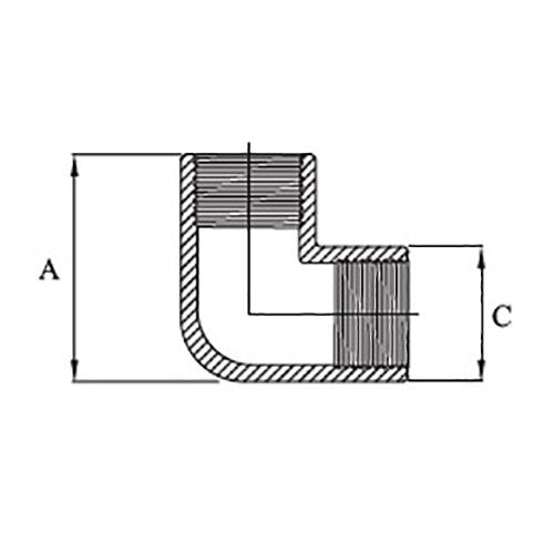 AAP Elbow - F/F - Galvanised Steel2