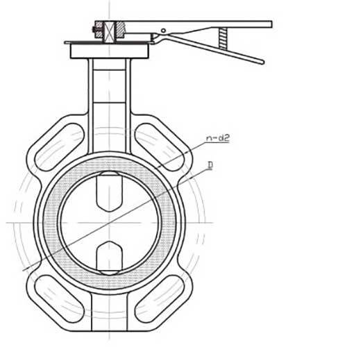 AAP EPDM Butterfly Valve w/ Stainless Steel Disc - AIMS Industrial Supplies
