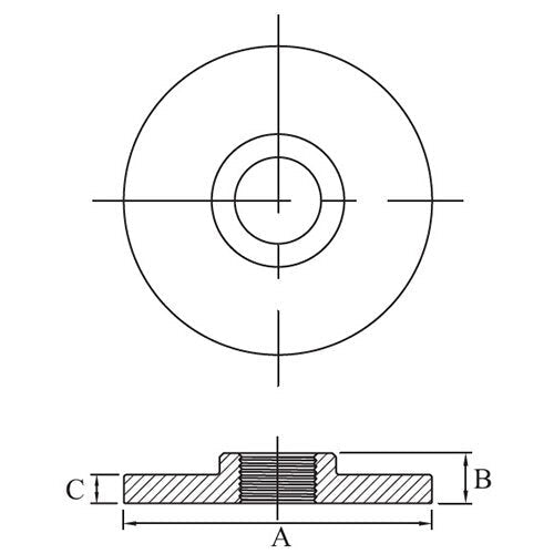 AAP Flange Galvanised Malleable - AIMS Industrial Supplies