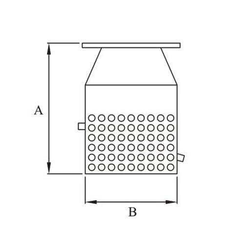 AAP Galvanised Foot Valve Flange - AIMS Industrial Supplies