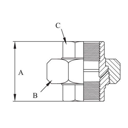 AAP Galvanised Union Steel F/F Steel/Steel - AIMS Industrial Supplies