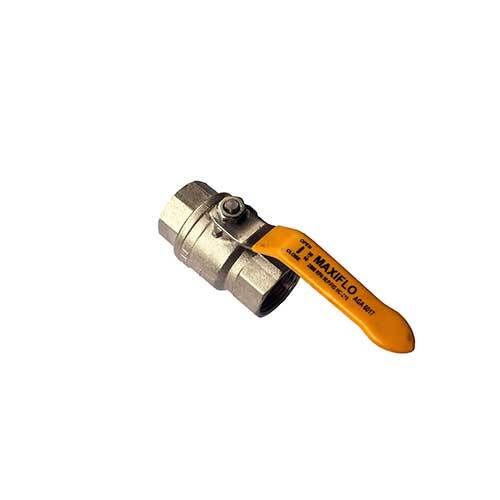 AAP Gas Brass Ball Valve Stainless Steel Lever - AIMS Industrial Supplies