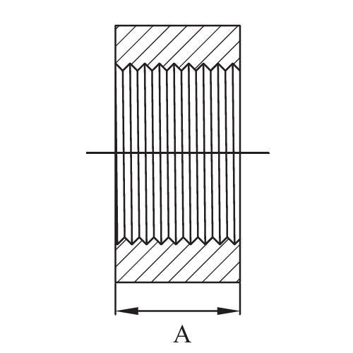AAP Half Coupling - BSP 316 Stainless Steel - AIMS Industrial Supplies