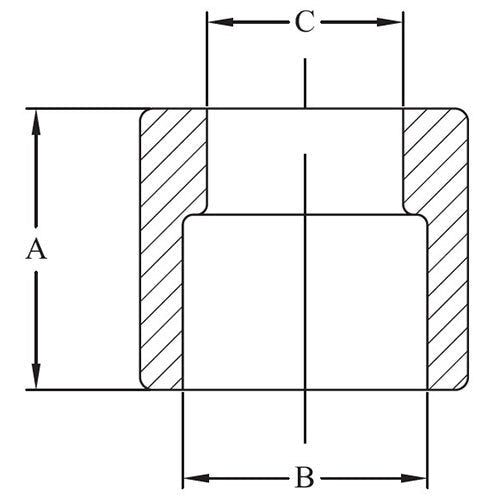 AAP Half Coupling Socket Weld - AIMS Industrial Supplies