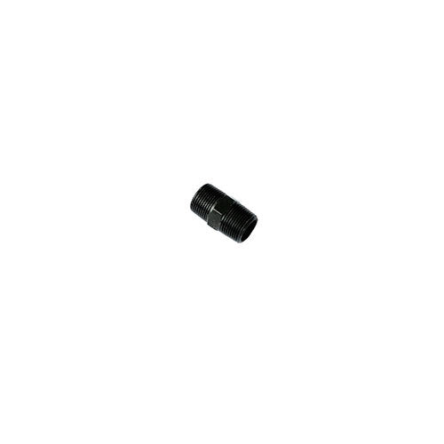 AAP Hexagon Equal Nipple Black Steel - AIMS Industrial Supplies