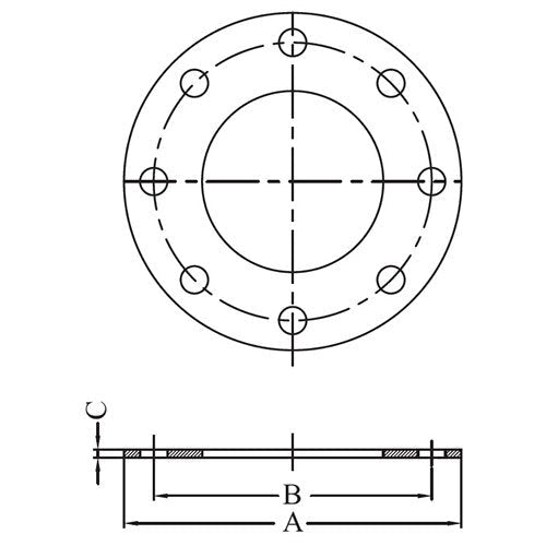 AAP Insertion Gasket - Natural Rubber PN10 - AIMS Industrial Supplies