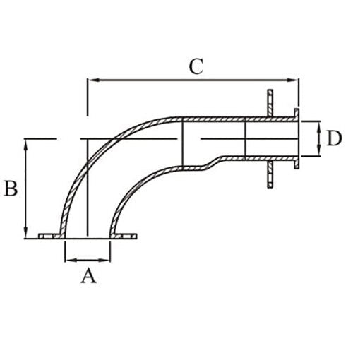 AAP Loose Flange Reducing Elbow - AIMS Industrial Supplies