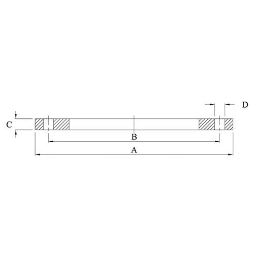 AAP Plate Flat Faced Flange PN16 - AIMS Industrial Supplies