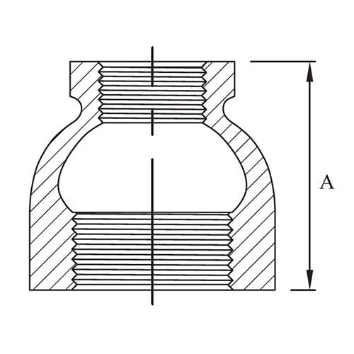 AAP Reducing Socket - BSP 316 Stainless Steel2
