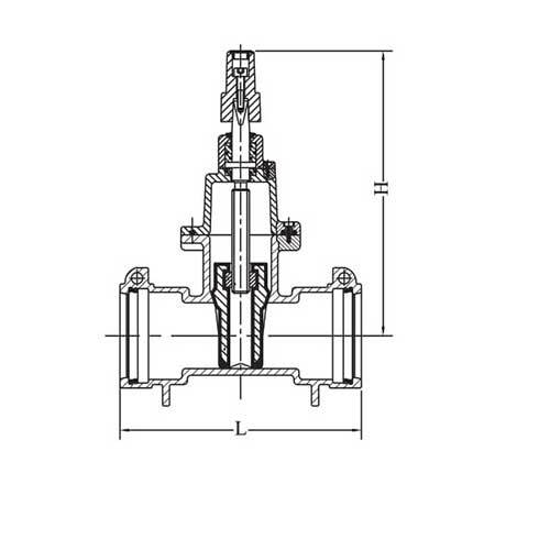 AAP Resilient Gate Valve Clockwise Socket End - AIMS Industrial Supplies