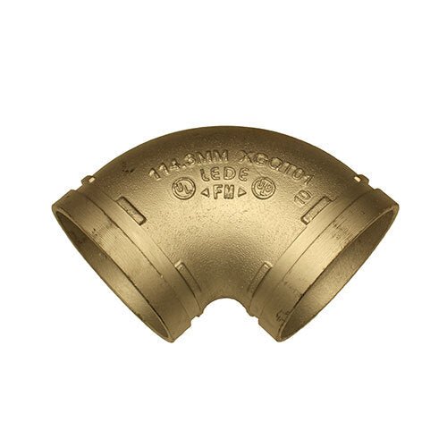 AAP Roll Groove 90deg Elbow - Galvanised - AIMS Industrial Supplies