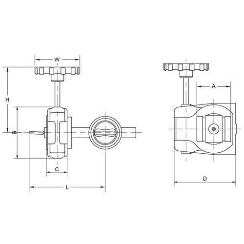 AAP Roll Groove Butterfly Valve - AIMS Industrial Supplies