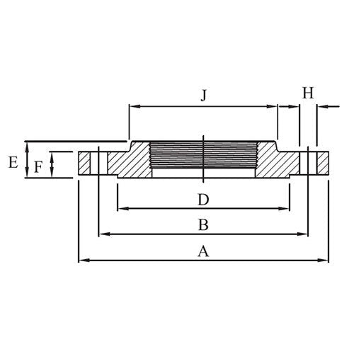AAP Screwed Flange ANSI B16.5 C150 BSP - AIMS Industrial Supplies