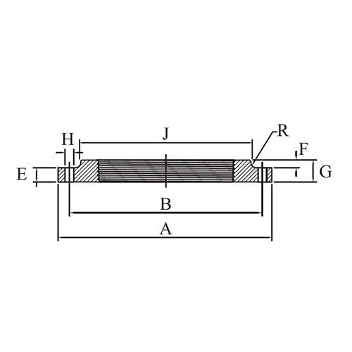 AAP Screwed Forged Flange Table - E Galvanised - AIMS Industrial Supplies