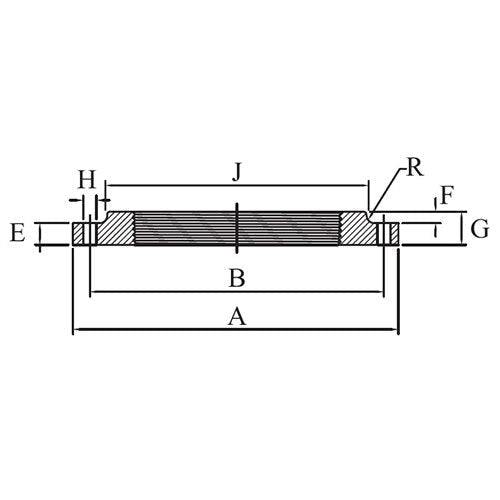 AAP Slip - On Forged Flange Table - D - AIMS Industrial Supplies