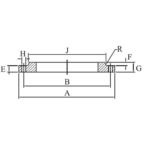 AAP Slip - On Forged Flange Table - H - AIMS Industrial Supplies