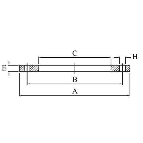 AAP Slip - On Plate Flange Table - H - AIMS Industrial Supplies