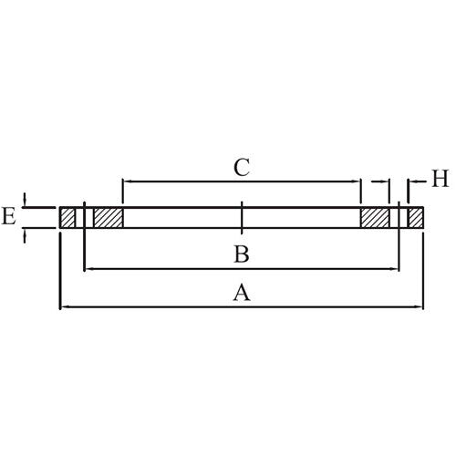 AAP Slip - On Weld Plate Flange AS2129 Table - D - AIMS Industrial Supplies