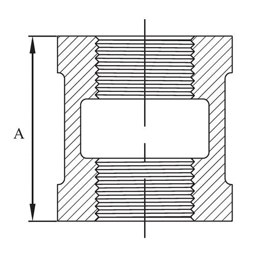 AAP Socket Galvanised Malleable - AIMS Industrial Supplies