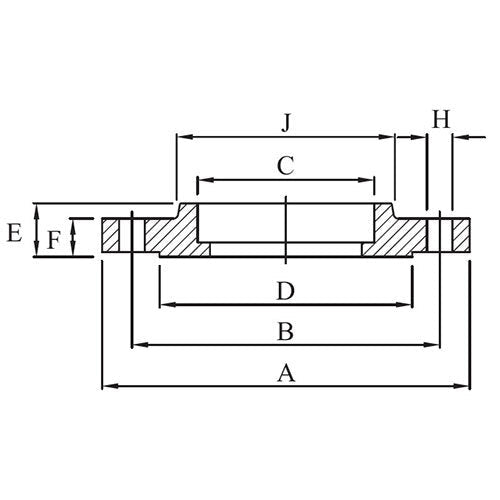 AAP Socket Weld Flange ANSI B16.5 C150 - AIMS Industrial Supplies