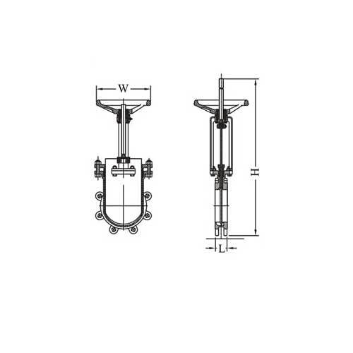 AAP Stainless Steel Knife Gate Valve Table-D2