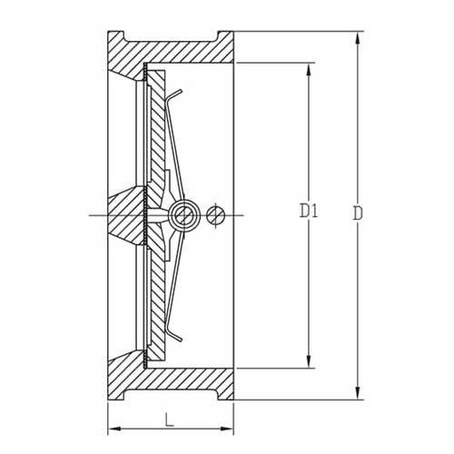 AAP Stainless Steel Wafer Check Valve Dual Disc2