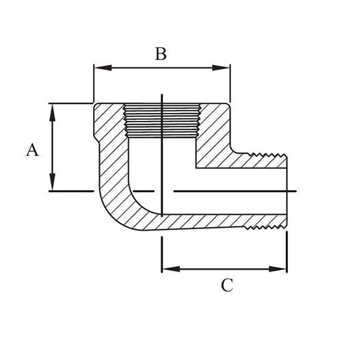 AAP Threaded Elbow M/F - AIMS Industrial Supplies