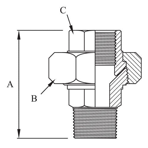 AAP Union M/F - BSP 316 Stainless Steel - AIMS Industrial Supplies