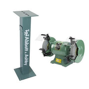 Abbott & Ashby 200mm 8" Bench Grinder With Heavy Duty Pedestal, 600W - AIMS Industrial Supplies