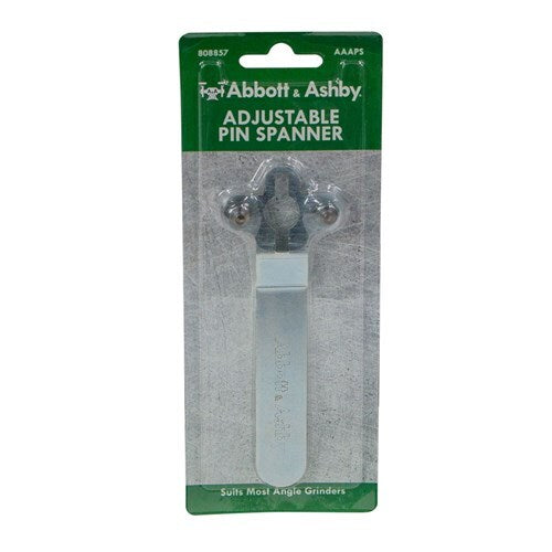 Abbott & Ashby Adjustable Pin Spanner Suits Angle Grinder - AAAPS4