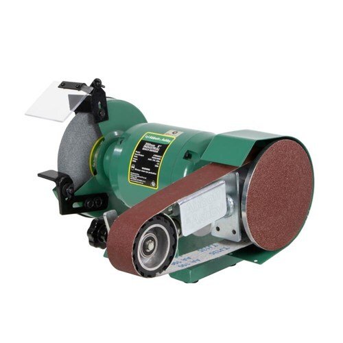 Abbott & Ashby Industrial Grinder W/ Linisher Attachment - AIMS Industrial Supplies